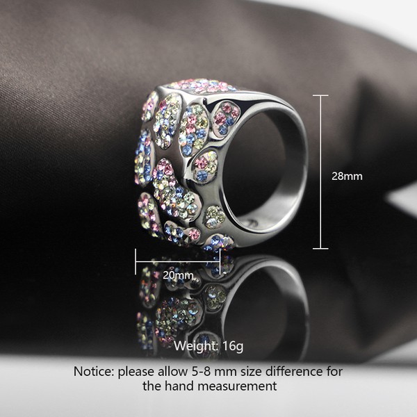 colorful CZ ring 04 colorful CZ ring 04