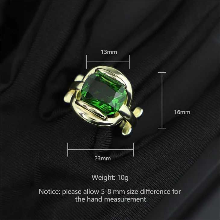 emerald ring gold plated 04 emerald ring gold plated 04
