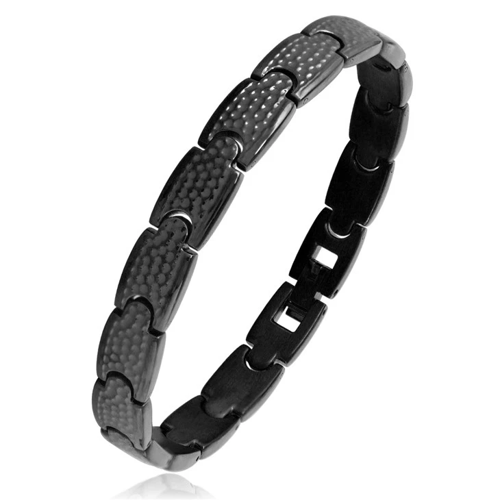 316L Stainless Steel Hammered Pattern Magnetic Health Bracelet – Wholesale & Customizable factory 316L Stainless Steel Hammered Pattern Magnetic Health Bracelet – Wholesale & Customizable factory