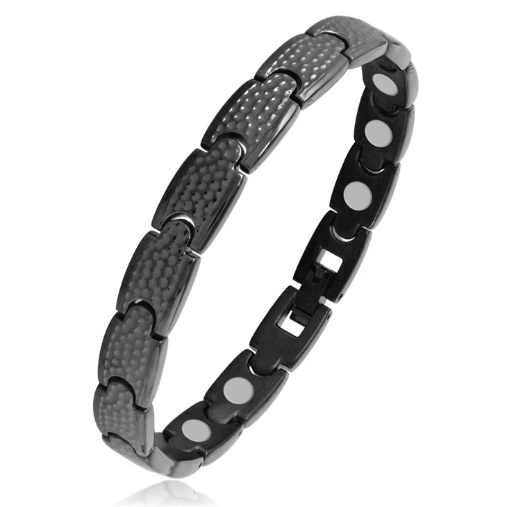 316L Stainless Steel Hammered Pattern Magnetic Health Bracelet – Wholesale & Customizable best 316L Stainless Steel Hammered Pattern Magnetic Health Bracelet – Wholesale & Customizable best